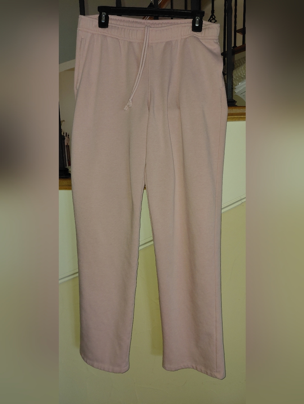 Universal Thread Light Pink Drawstring Fleese Joggers/Track Pants, Med